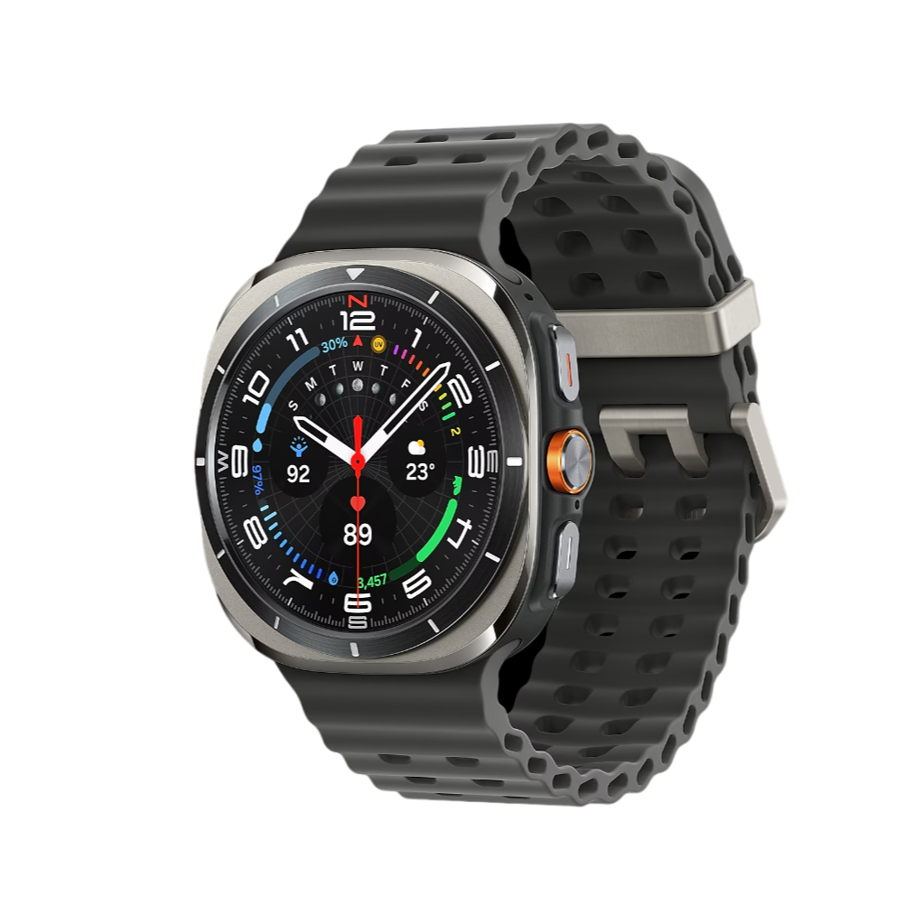Galaxy Watch Ultra – Up to 100-Hour Battery, Powerful 3nm Processor, Dual GPS, Quick Button & Siren, Sapphire Glass with Titanium Build, 10ATM & IP68 Water Resistance, BP & ECG Monitoring, Energy Score & Body Age Tracking - FREE AIRPODS Available