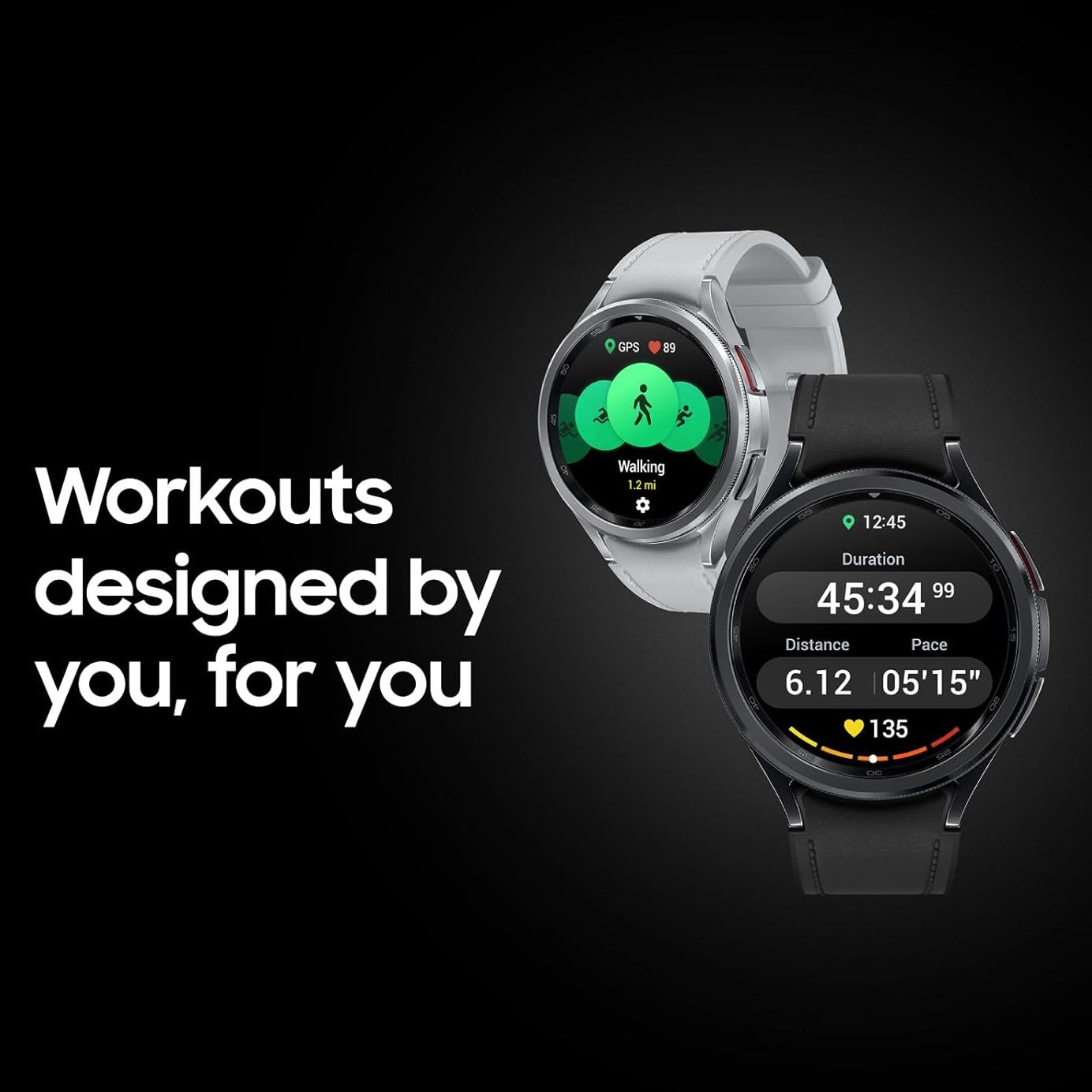 Watch6 Classic 40mm Bluetooth Smartwatch – Rotating Bezel, Personalized Heart Rate Zones, Advanced Sleep Coaching, Always-On Heart Monitor, BIA Sensor, Find My Phone, Large Display, Water & Dust Resistant, IMPORTED + FREE AIRPODS